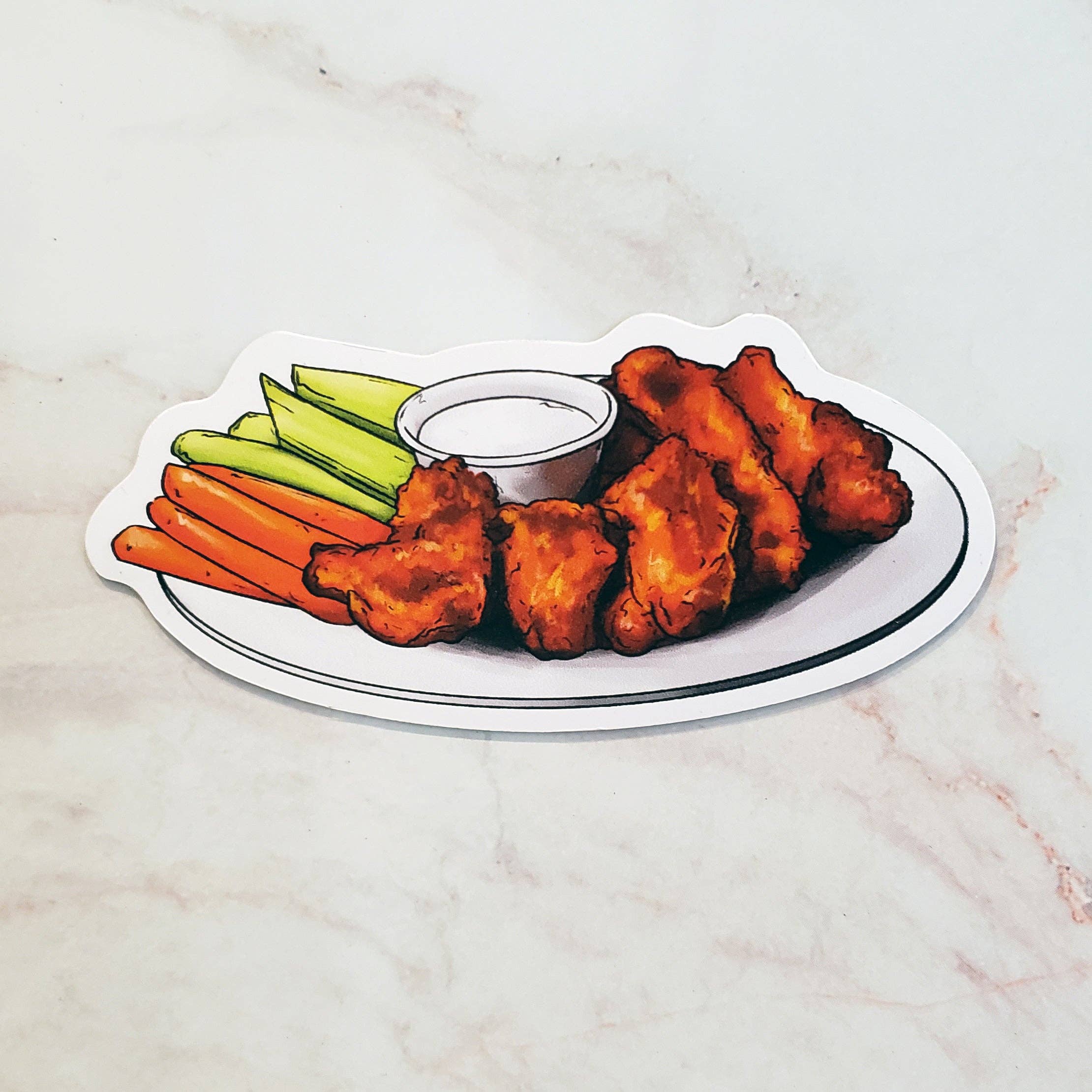 Buffalo Seamery - Wholesale Sticker - Chicken Wings Sticker or Magnet1