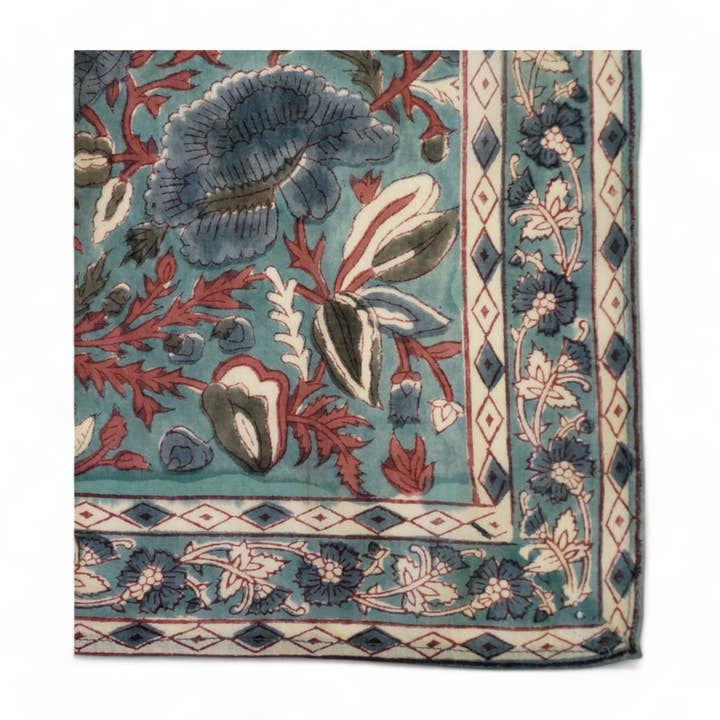 Claire Beaugrand - Wholesale Scarf - Women's - "Raja" block-printed scarf2