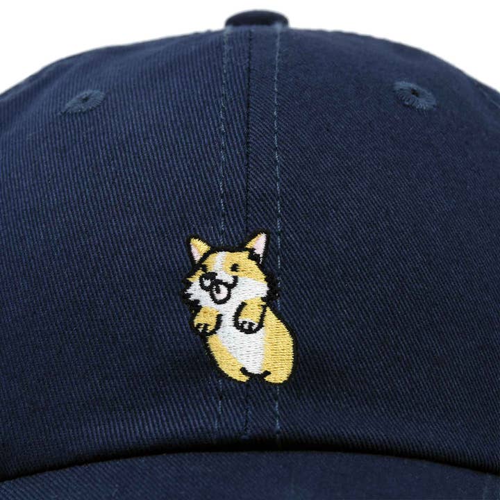 Dalix - Wholesale Baseball Cap - Women's - DALIX Cute Leaping Corgi Hat Womens Embroidered Baseball Cap21
