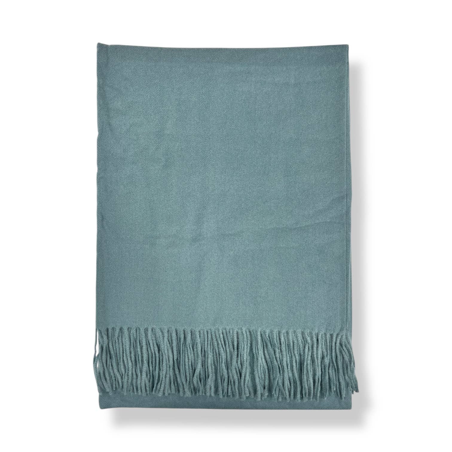 London Scarves - Wholesale Scarf - Women's - Classic Plain Cashmere Blend with Tassels  300 gr +8