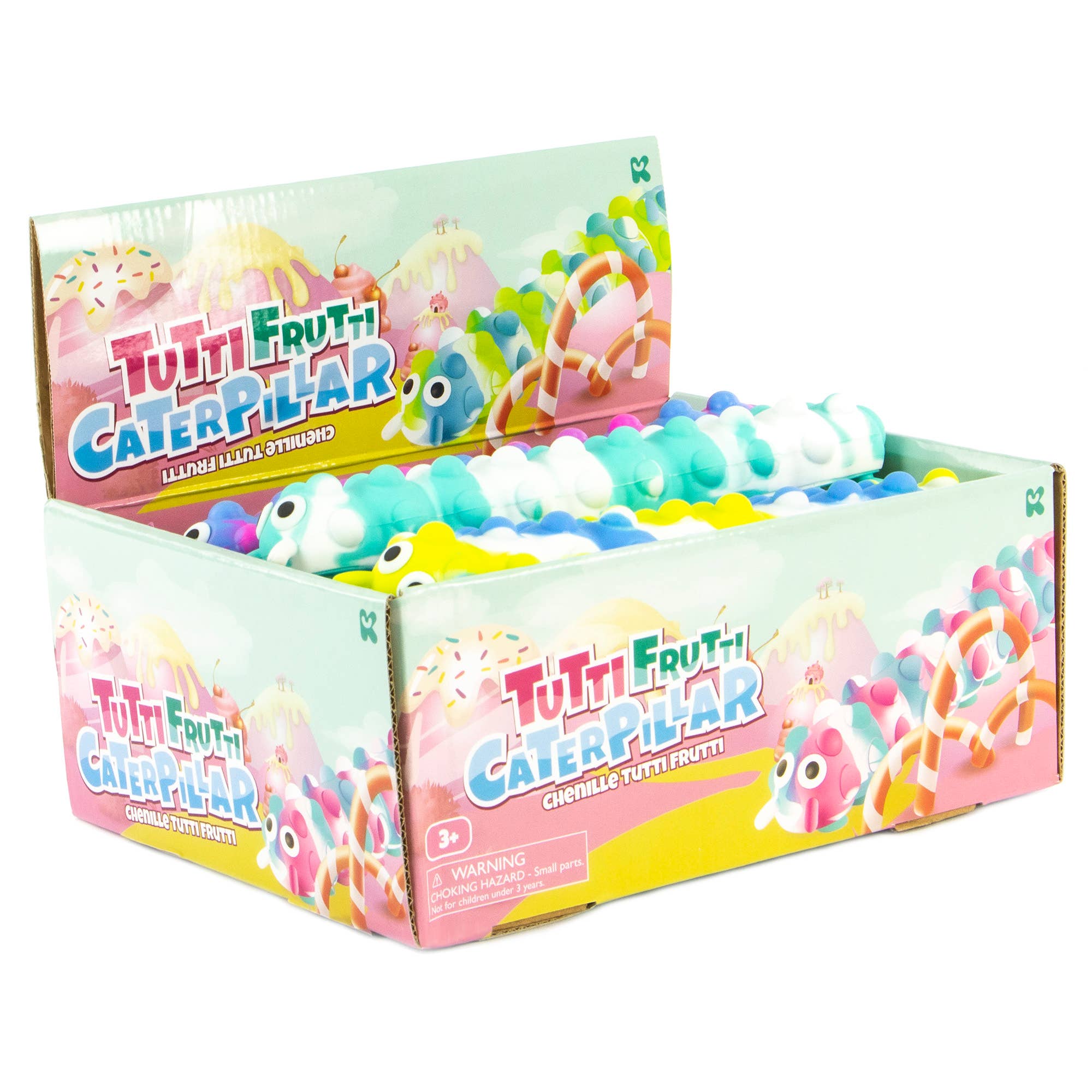 Keycraft - Wholesale Fidget Toy - Kids - Keycraft Tutti Frutti Caterpillar3