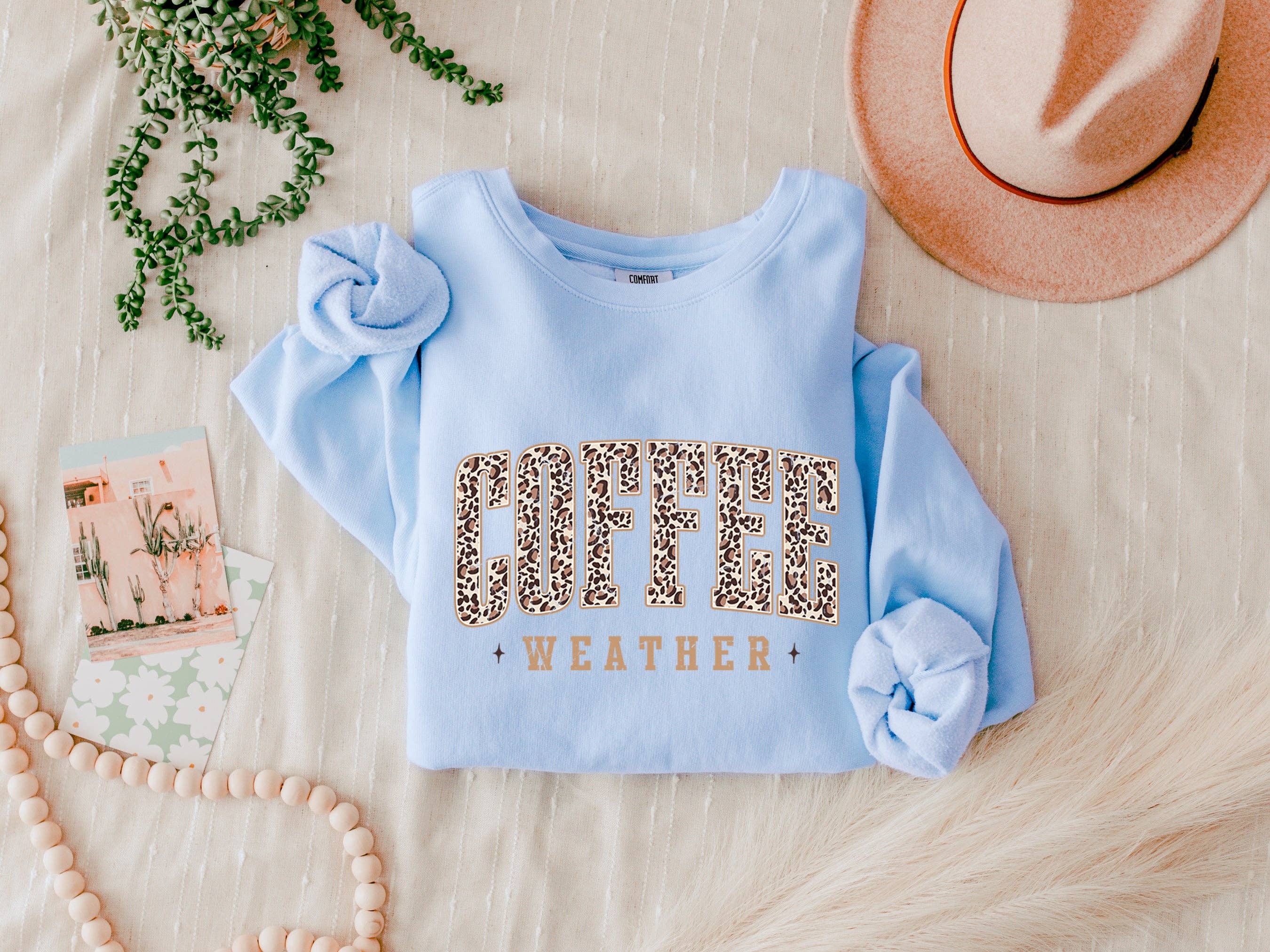 Verita Culture - Wholesale Graphic Sweatshirt - Women's - Coffee Season Fall Autumn Comfort Colors Sweatshirt2