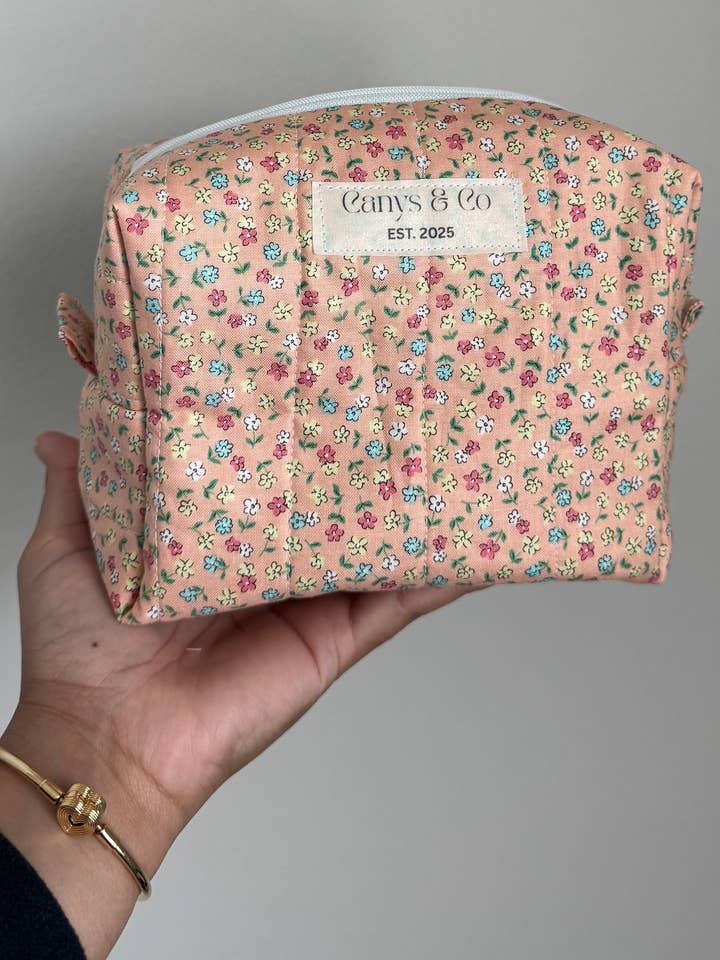 Perzikkleurige make-uptas Medium voor wholesale door Canys & Co