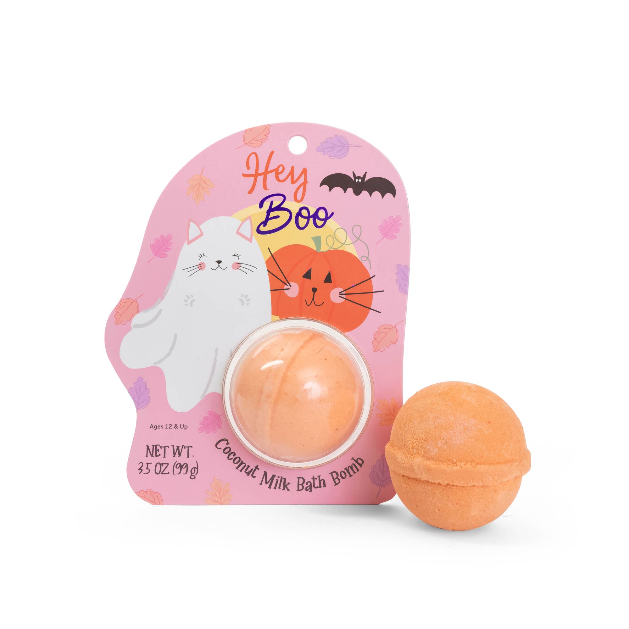 Cait + Co - Wholesale Bath Bomb/Fizz - Halloween Ghost & Pumpkin Clamshell Bath Bomb