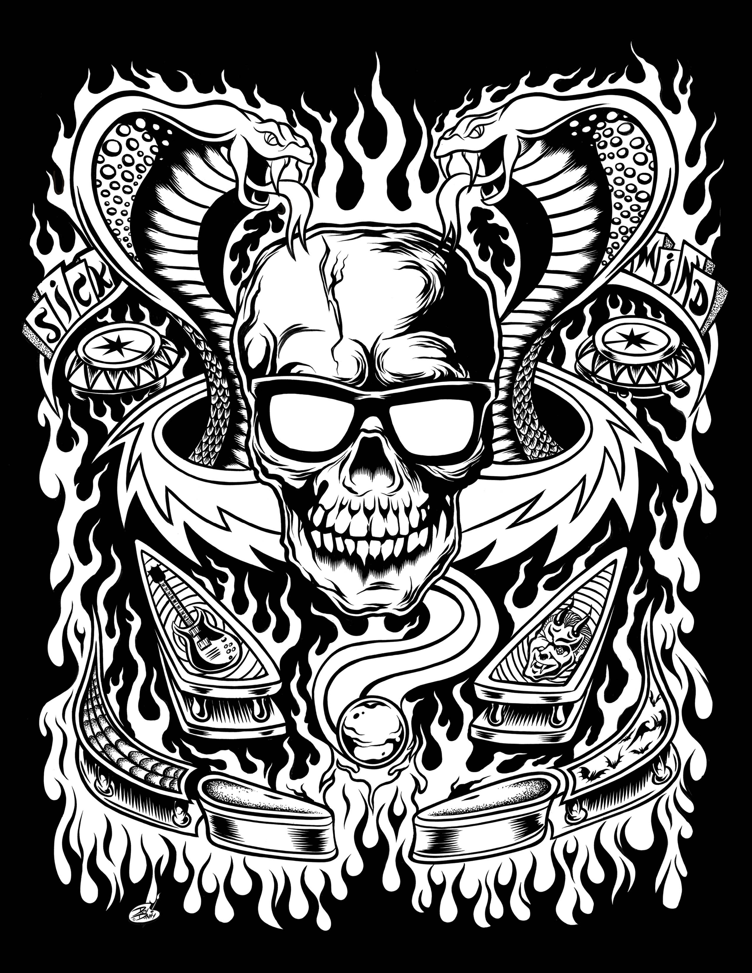 Schiffer Publishing – Livro para colorir - Adulto por atacado – Mind Melter: Um livro de colorir para os torcidos e desequilibrados2