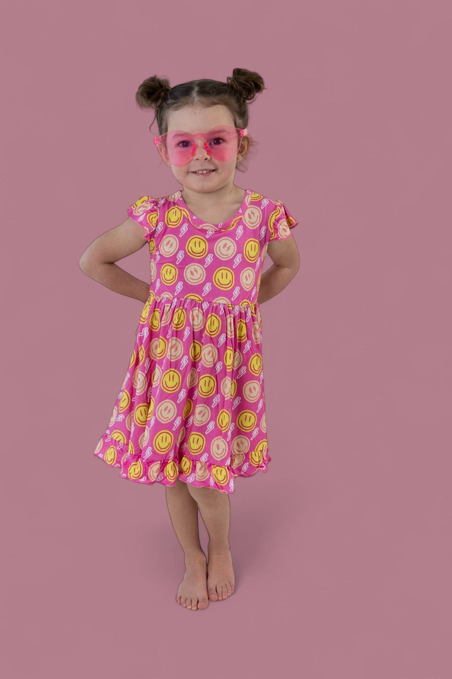 Dream Big Little Co. - Wholesale Dress - Kids - RADIANT SMILES DREAM RUFFLE DRESS5