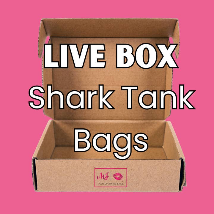 Shark Tank Bag Live Box for wholesale by Makeup Junkie Bags