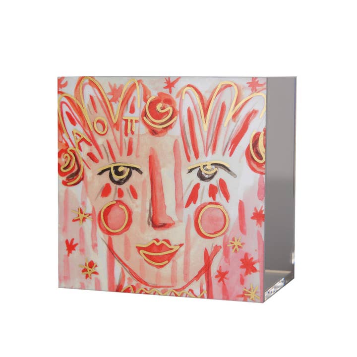 Over The Moon Greek - Wholesale Decorative Box - Sorority & Greek FANCY SISTER Acrylic Box
