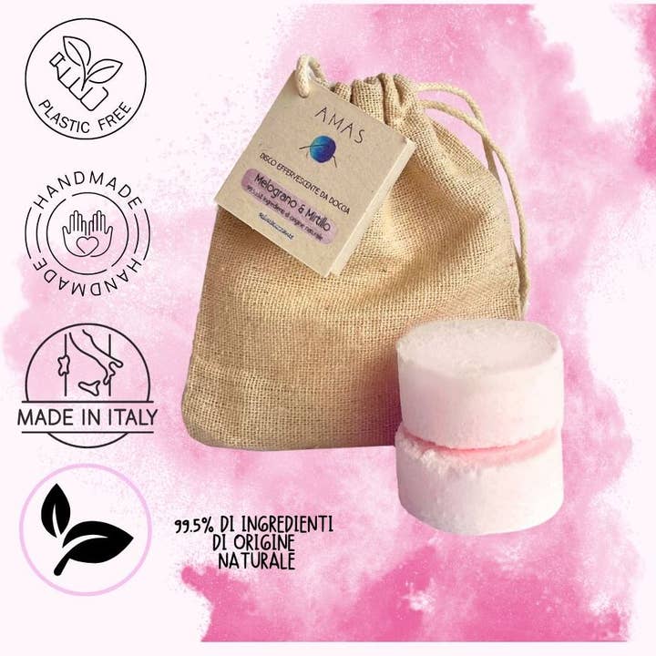 Nakura Bio - Wholesale Body Scrub/Exfoliant - 2x Pomegranate & Blueberry Scrub Discs - Exfoliating4