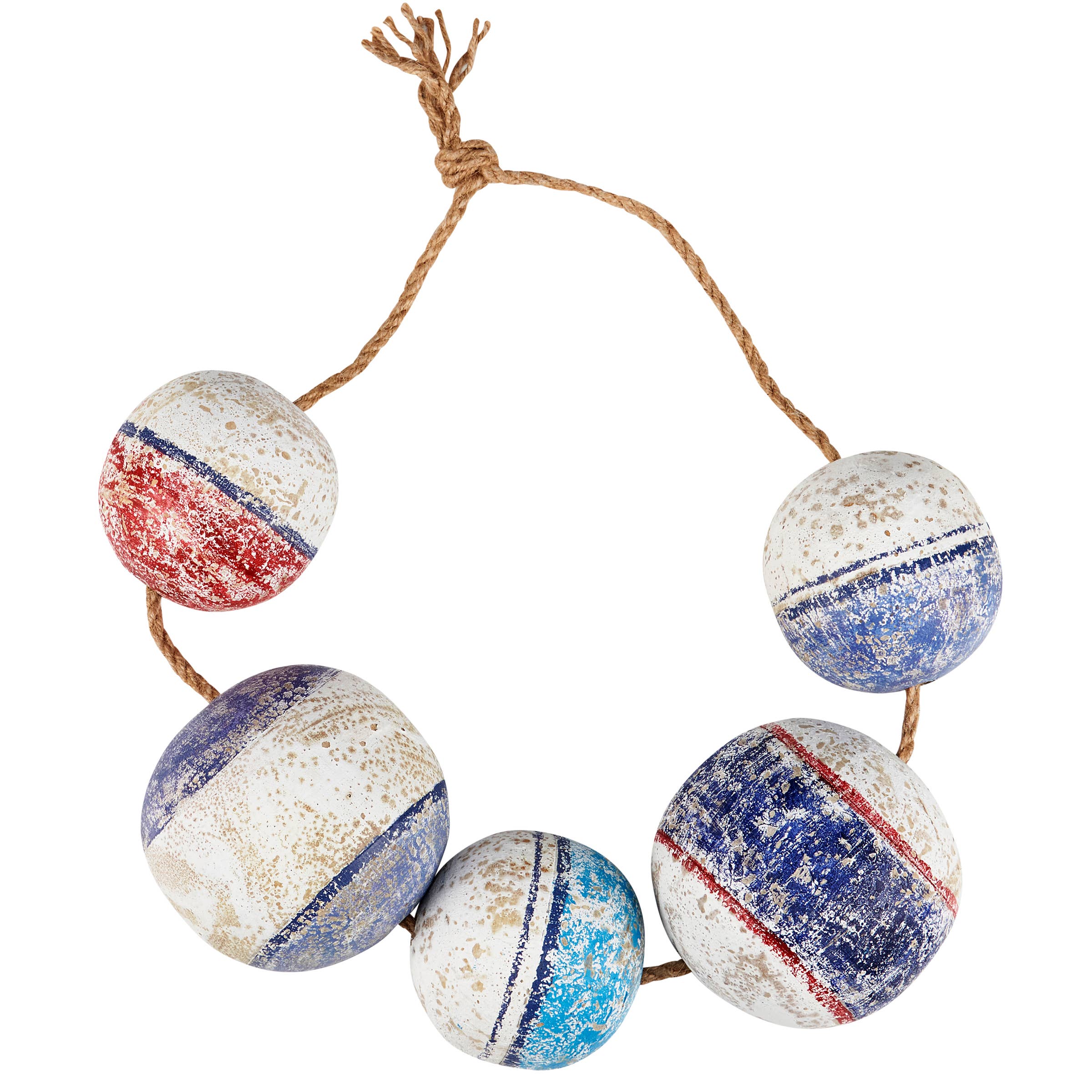 Primitives by Kathy - Wholesale Wall Sign - Nautical Floats Hanging Decor0