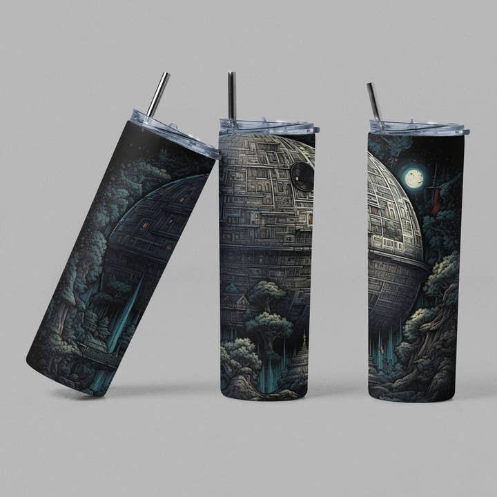 Death Star Space Movie Inspired Tumbler for wholesale by The Geek Boutique