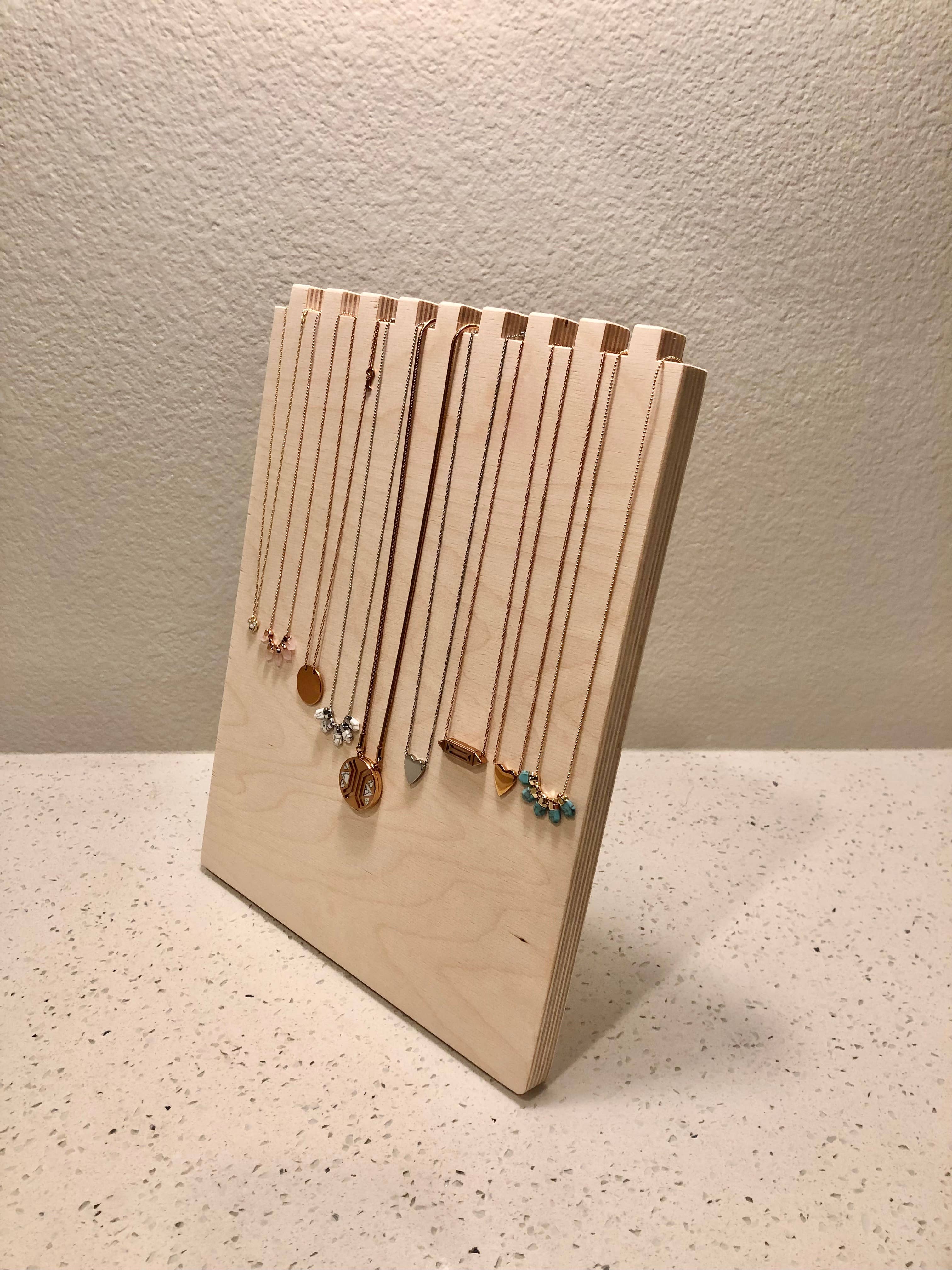 Choking on Sawdust – Suporte de joias e exposição por atacado – Suporte para Exposição de Colares2