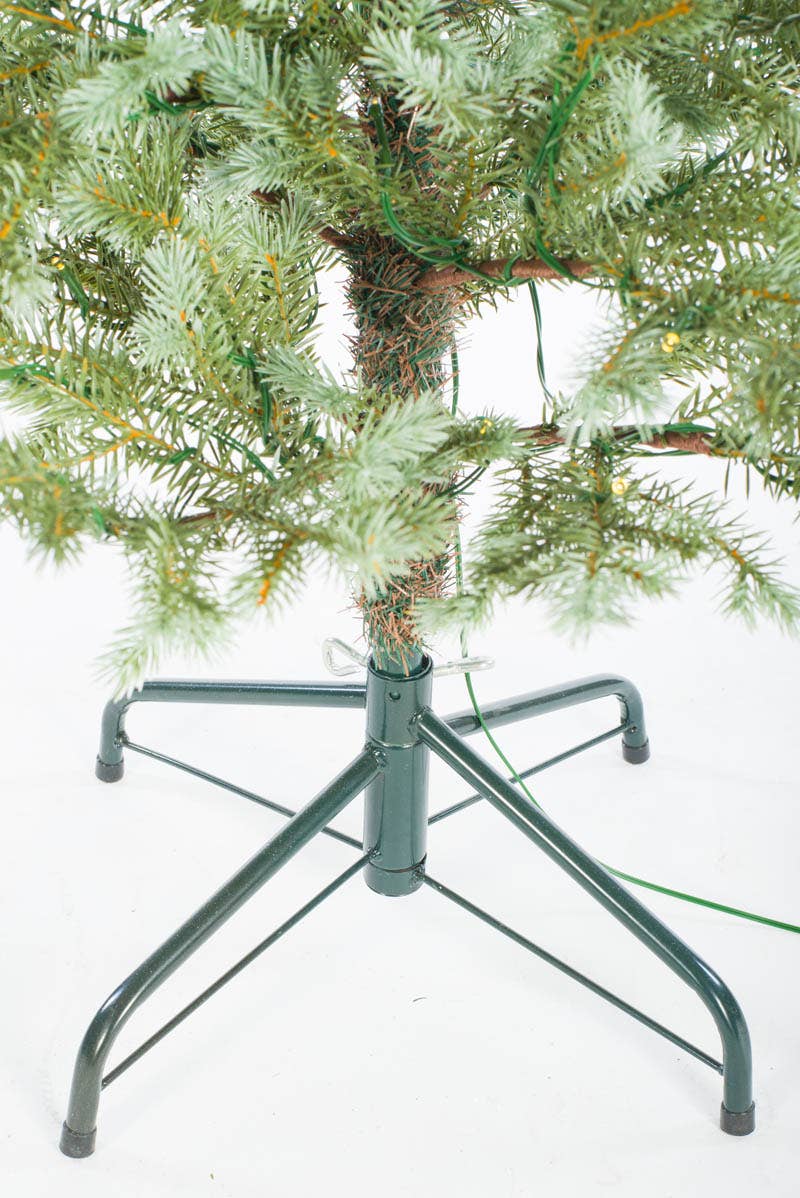 Starlight Collection – Árvore de Natal artificial por atacado – Árvore de Natal Spruce com LED Azul NOVA com Suporte de Metal3