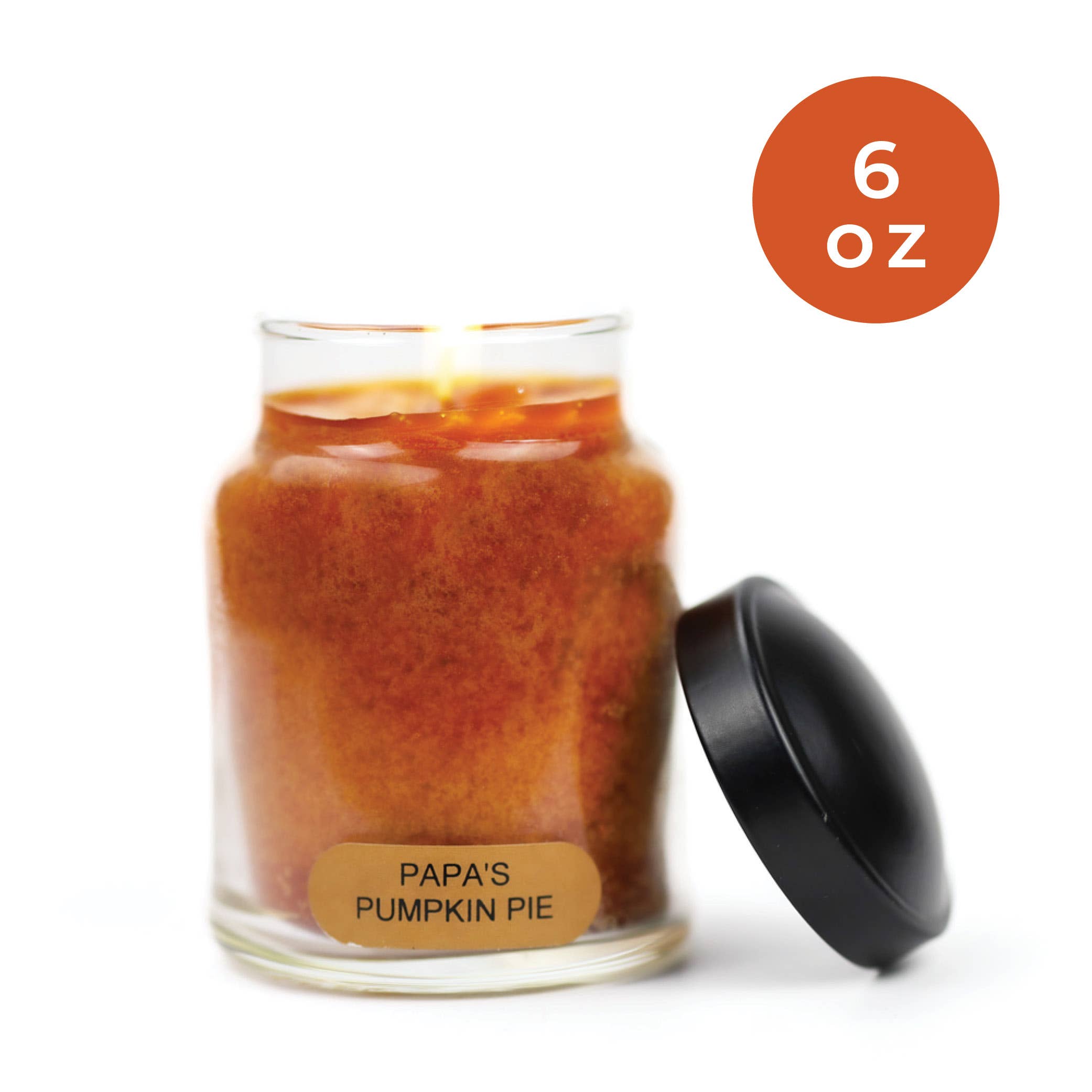 A Cheerful Giver – wholesale Jar/filled candle – KOTL Baby Candle (6oz.) – Papa's Pumpkin Pie1