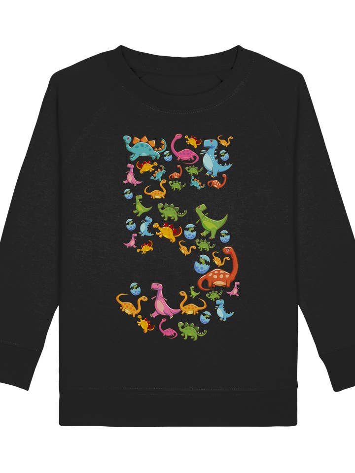 5. Geburtstag Dinosaurier Geschenk Dino 5 Jahre Sweatshirt für den Großhandel von Tigerlino®
