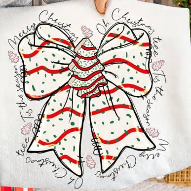 Christmas tree cakes tee for wholesale by The Muddy Magnolia Boutique