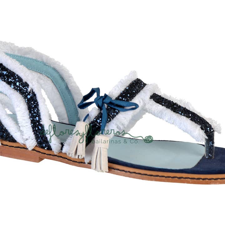 sandalo blu granata per la vendita all'ingrosso da parte di Deflores y Floreros SLU