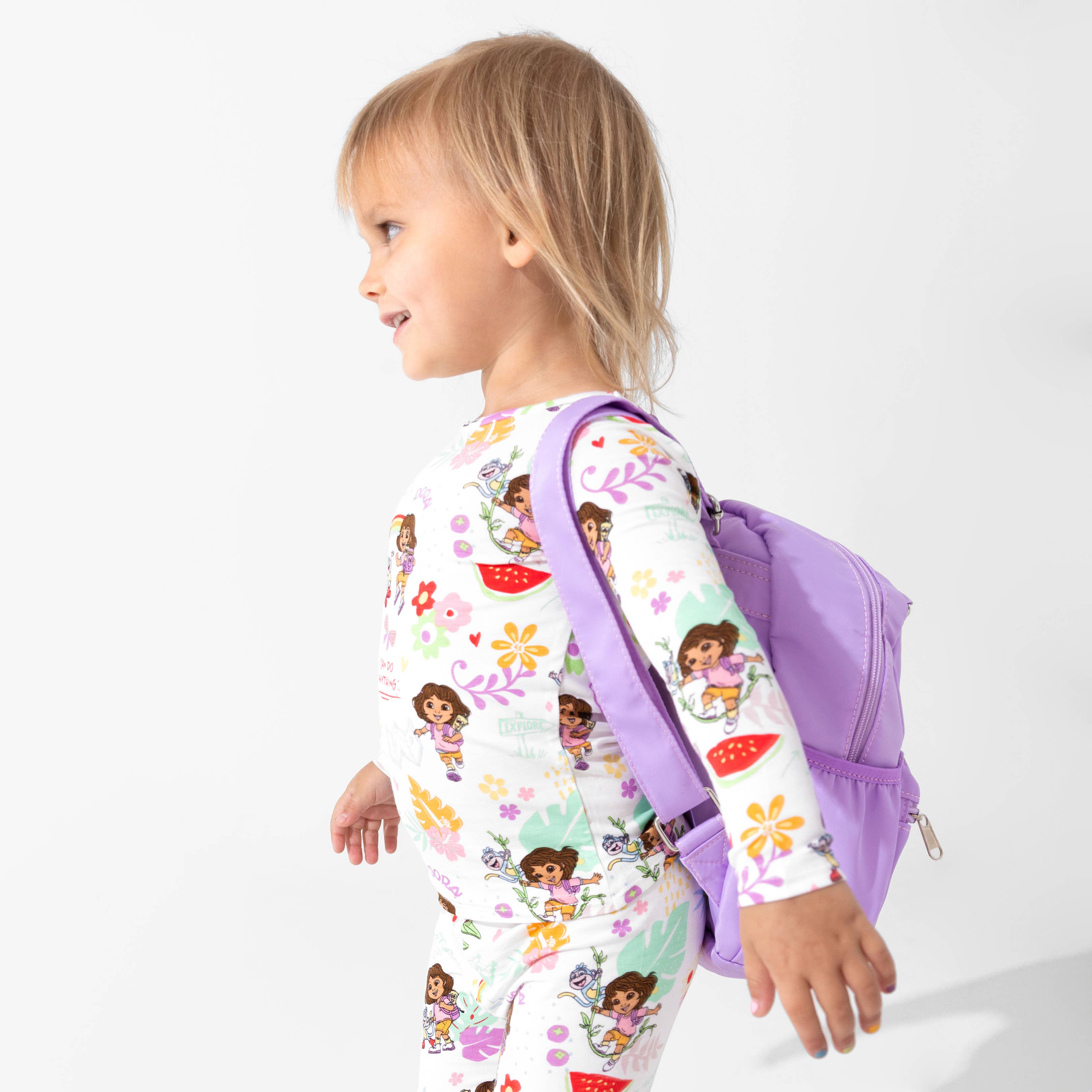 Bellabu Bear – Conjunto de pijama - Crianças por atacado – Dora: Sonhos Tropicais Pijamas de Criança em Bambu12