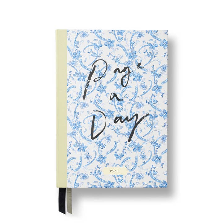 Page a Day Planner, Undated, A5 Hardcover - Scripted Floral for wholesale by Papier