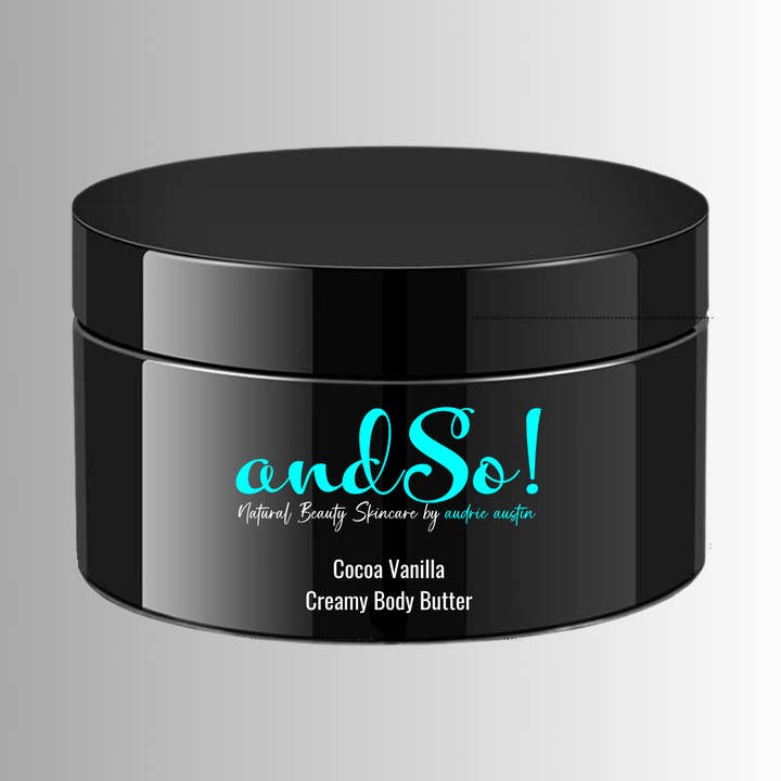 Beurre Corporel Crémeux à la Vanille et au Cacao pour la vente par Audrie Austin