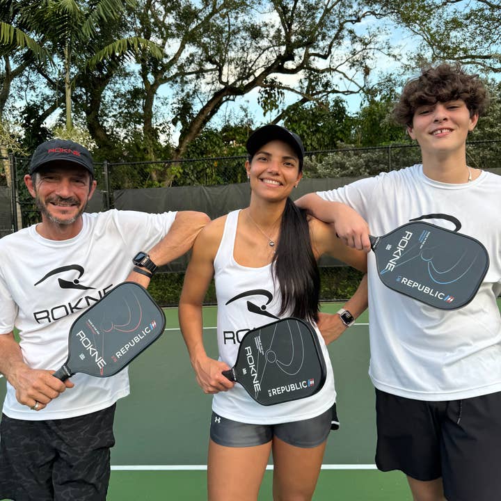 ROKNE Pickleball - Wholesale Sporting Accessories - REPUBLIC 3.16 - RAW CARBON FIBER