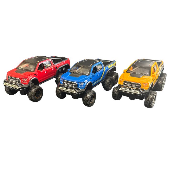 7.5" Pull-Back 6 Wheel Monster Pickup Toy Truck – Assorted Colors MS6WMS for wholesale by Modek Sports