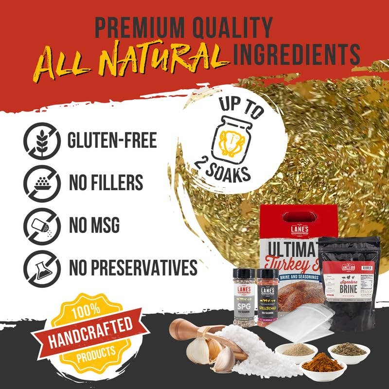 Lane's BBQ - Wholesale Rub - Lane's Ultimate Turkey Set | Turkey Brine Kit2