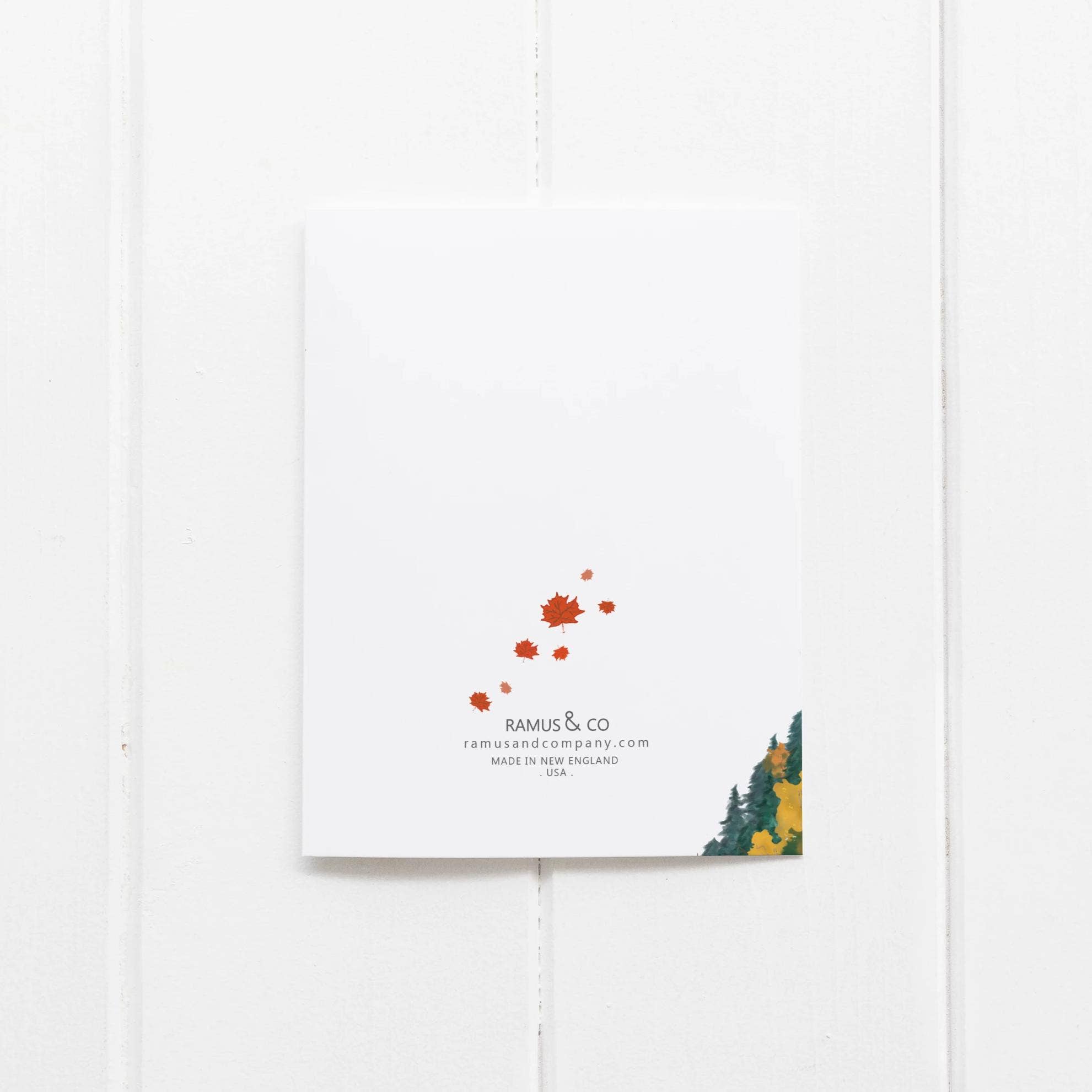 Ramus & Co. - Wholesale Gewone wenskaart - Autumn Foliage wenskaart2