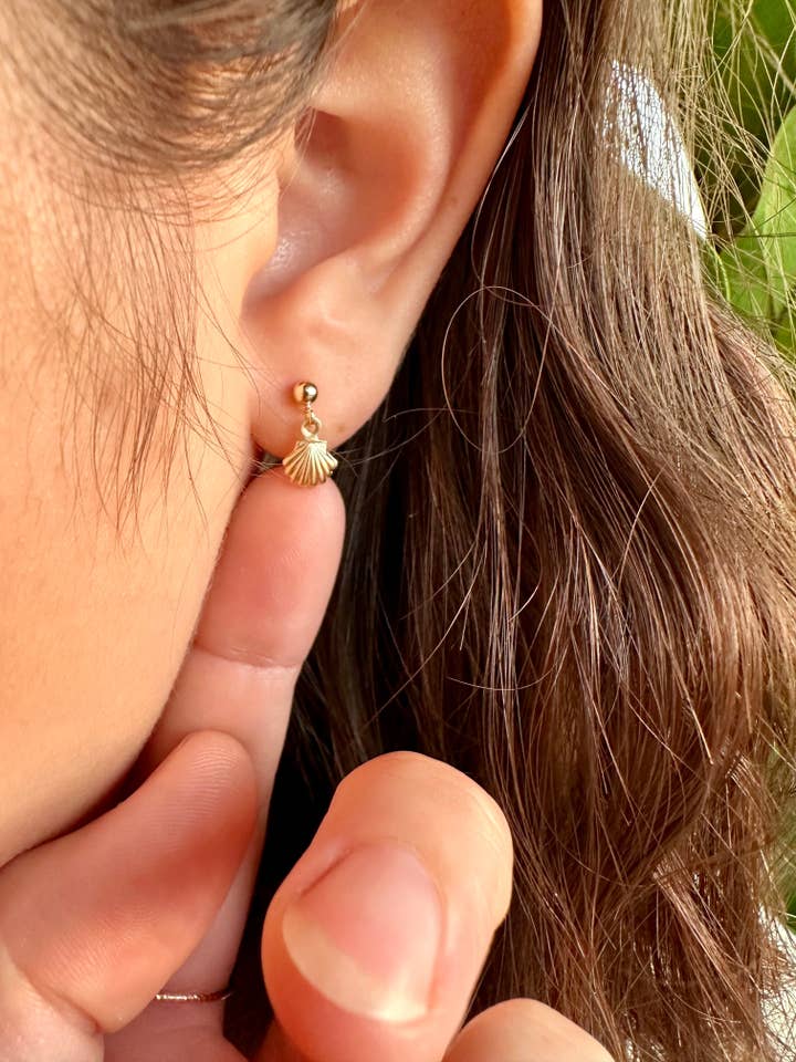 Seashell Studs of Protection for wholesale by xo, Mango