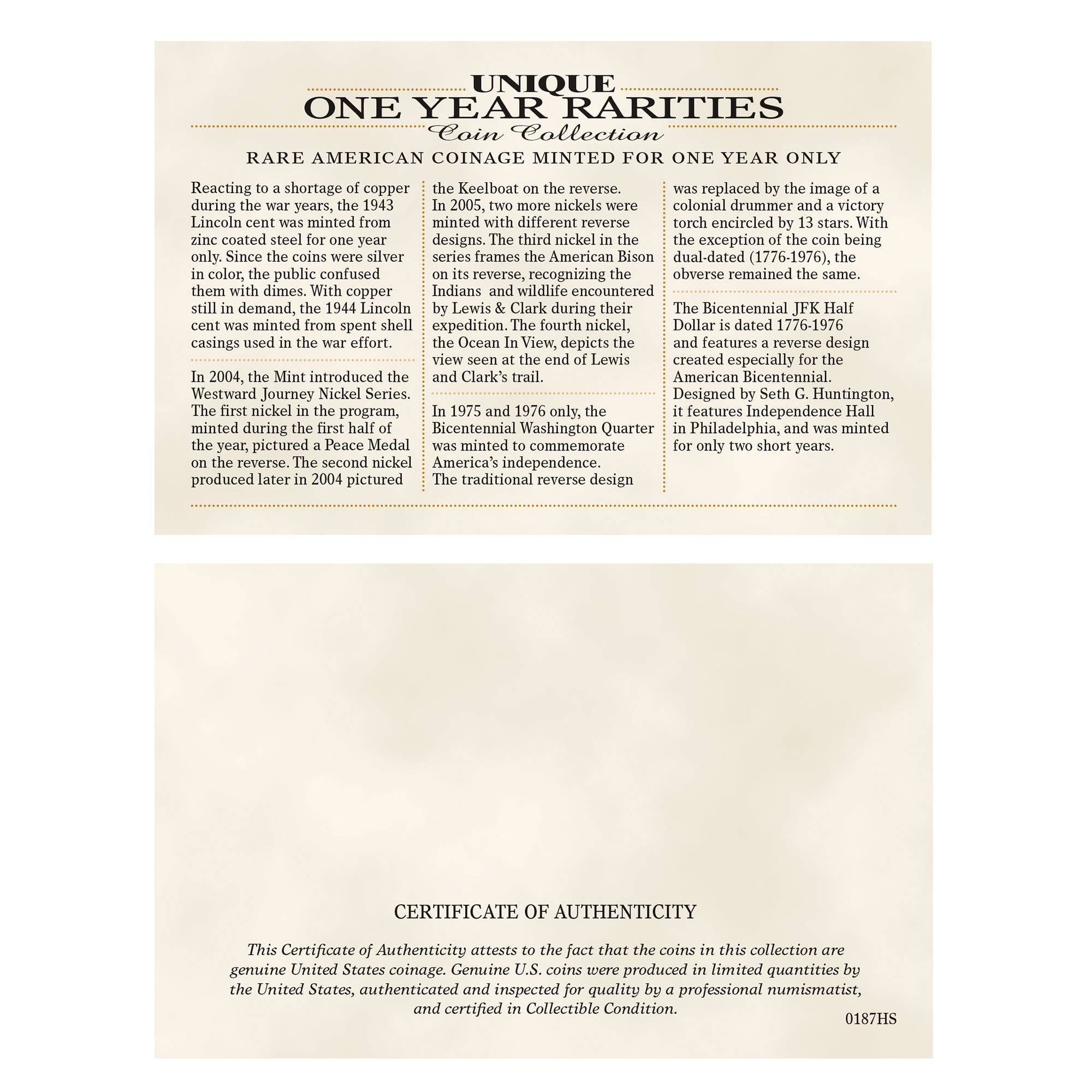 American Coin Treasures - Wholesale Keepsake Coin/Token - Unique Coins One Year Rarities Boxed Collection3