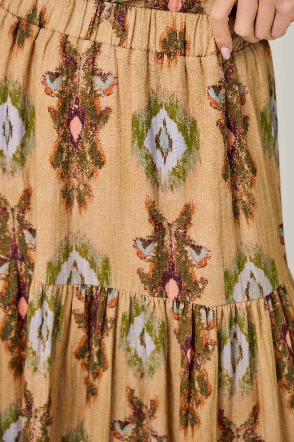 Latte 61310 Mixed Media Tiered Skirt  for wholesale on Faire9