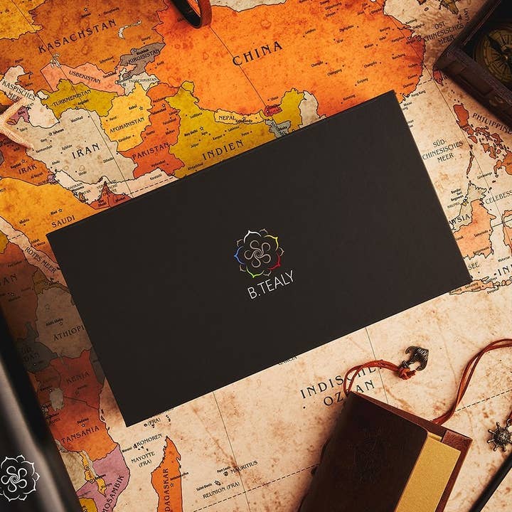 Explorer organic tea box for wholesale by B.TEALY