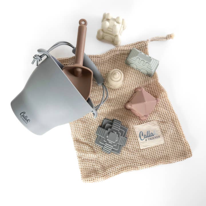 Ellie Silicone Beach Toy Set for wholesale by Calla & Friends