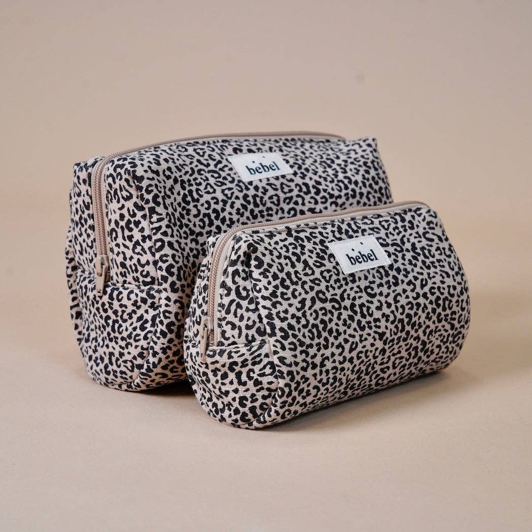 bebel - Wholesale Toiletry Bag - Women's - Leopard Kit1