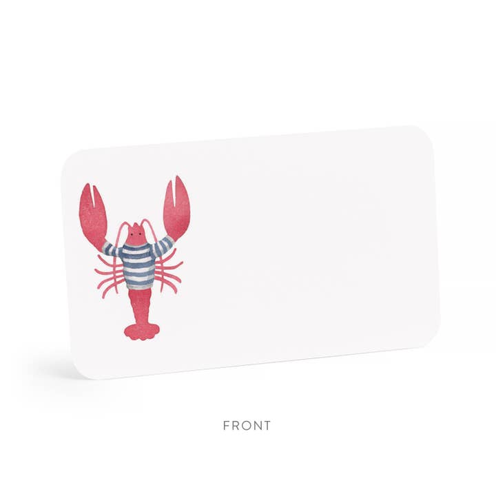 E. Frances Paper - Wholesale Stationery/Notecard Set - Lobster Little Notes® NEW 55 Count2