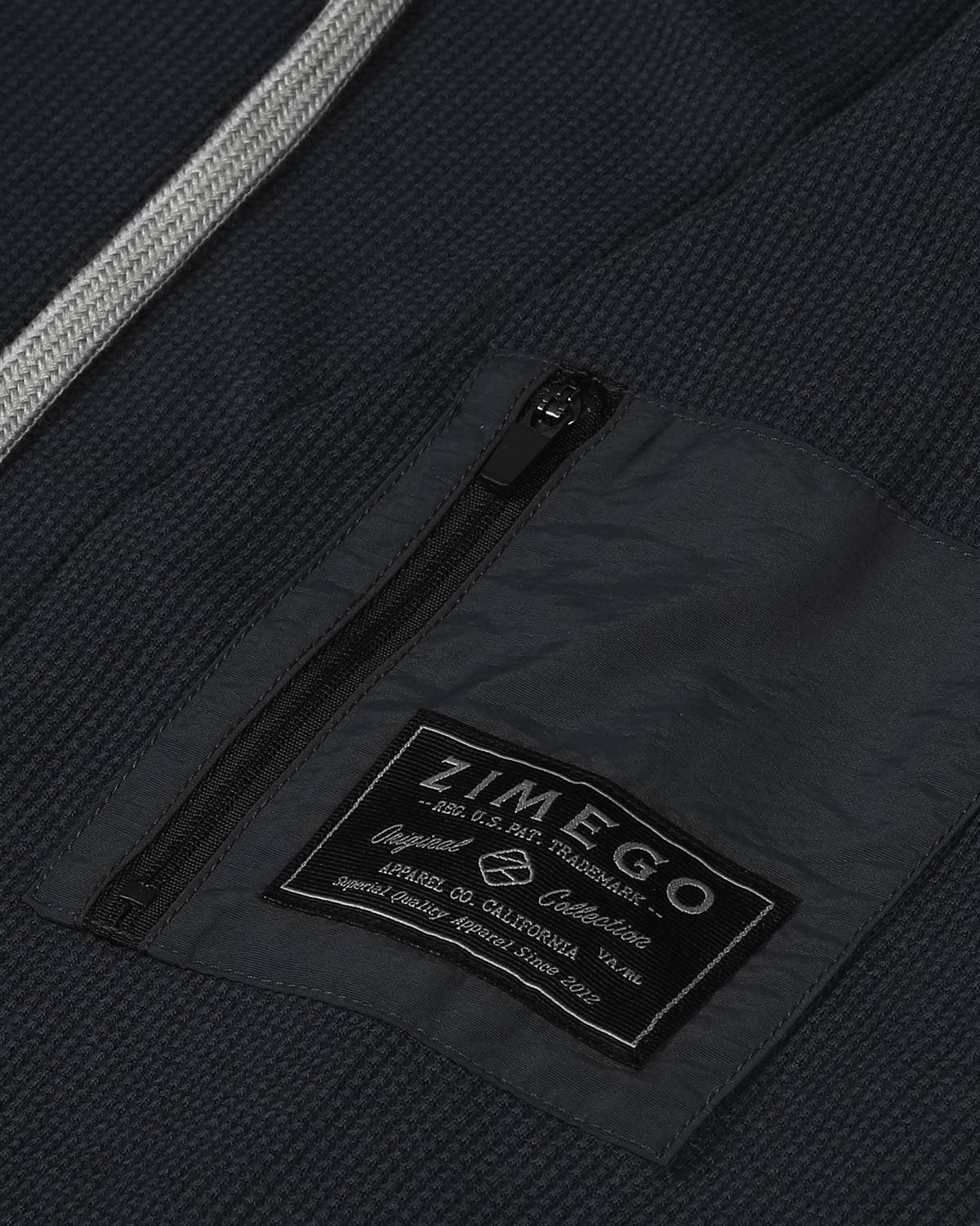 ZIMEGO – wholesale Hoodie - Herr – ZIMEGO herrtröja med huva i termotyg och lång ärm, avslappnad stil4
