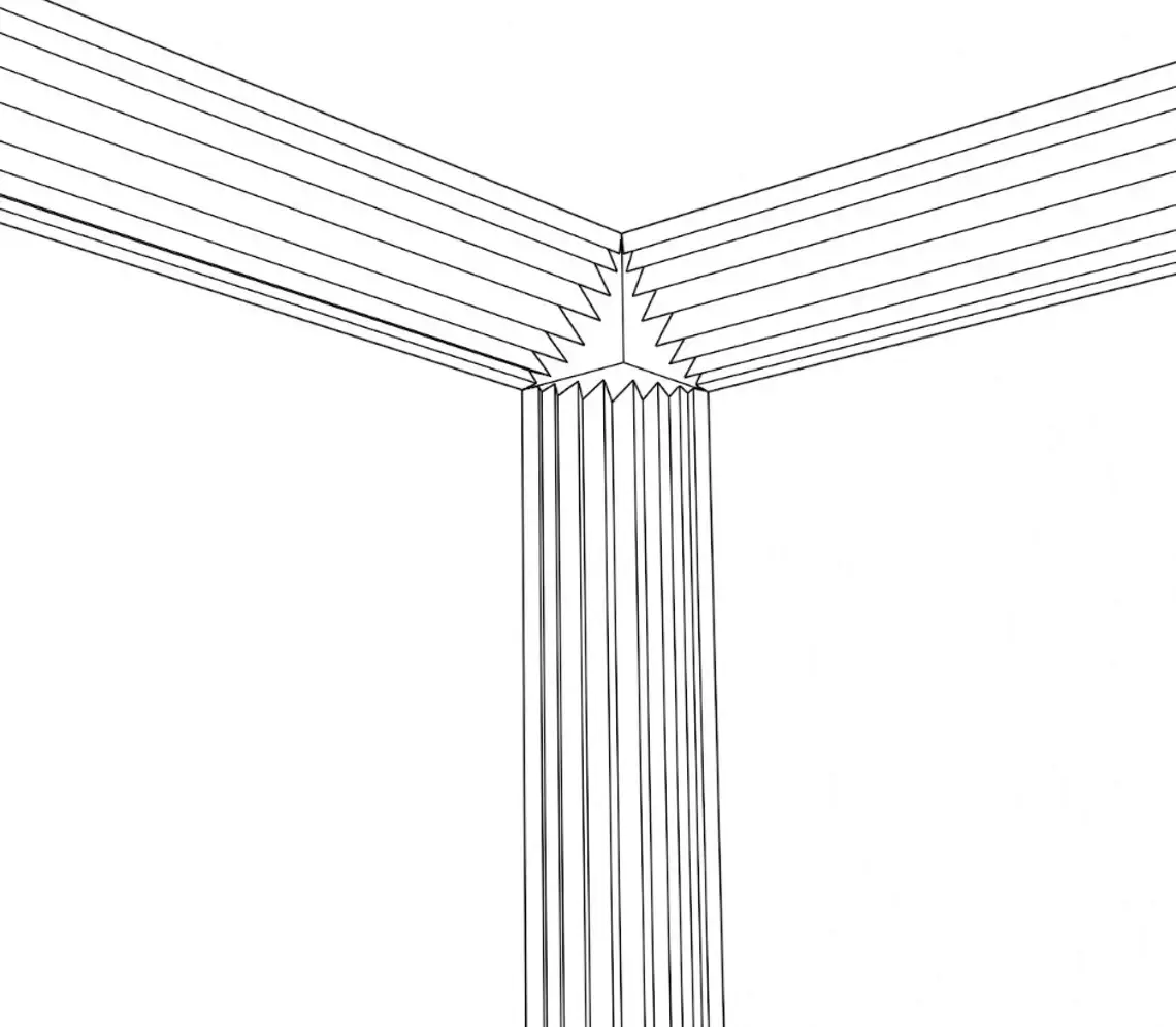 ATB-Sound sp. z o. o. - Wholesale Wall Accent - Ceiling Corner Bass Trap «Klin Mini» 160x160mm for studio6