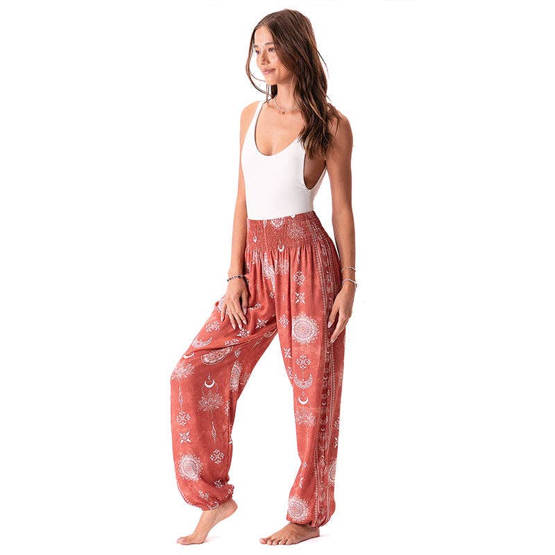 Lotus and Luna - Wholesale Pants - Women's - Sacred Sienna Harem Pants8