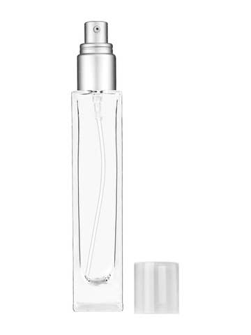 Sleek Clear Glass Bottle Sprayer with Clear Overcap - 50ml for wholesale by Best Bottles