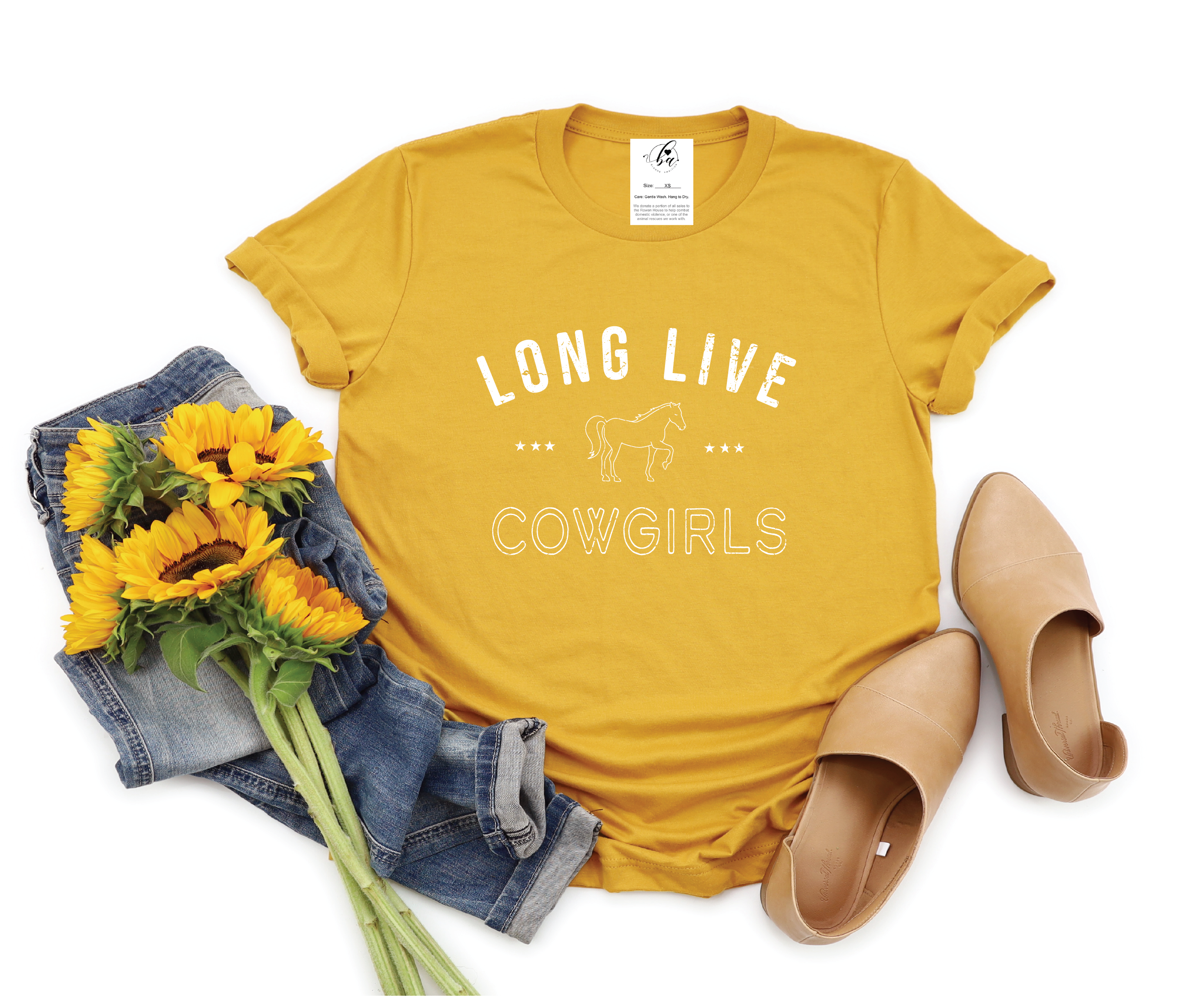 Blonde Ambition Apparel & Designs - Wholesale Screen Printed T-Shirt - Women's - Long Live Cowgirls Tee6