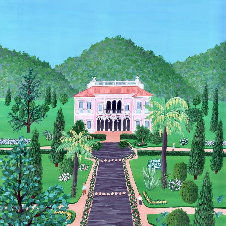 'Villa Rothschild' Art Print for wholesale by Eliza Barnes
