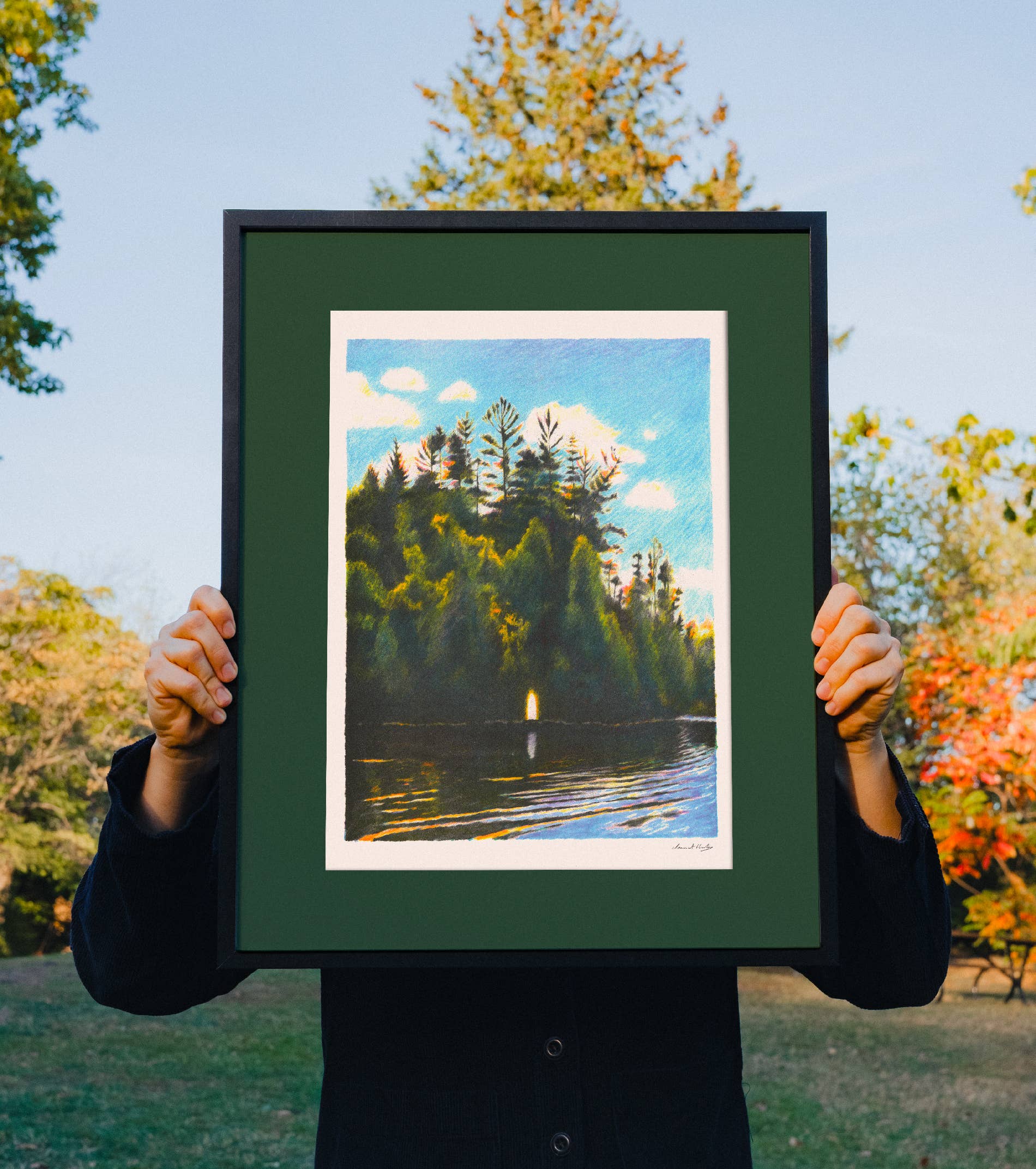 KIBLIND Atelier - Wholesale Poster - A3 Poster - Clément Thoby - Falcon Lake — Charlotte Le Bon1