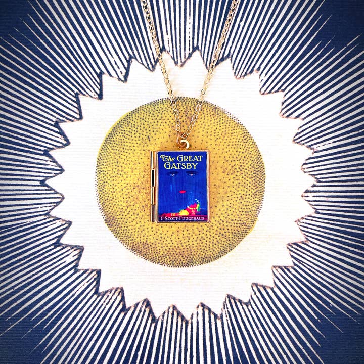 Marshall and Rose - Wholesale Locket Necklace - Book Locket The Great Gatsby2