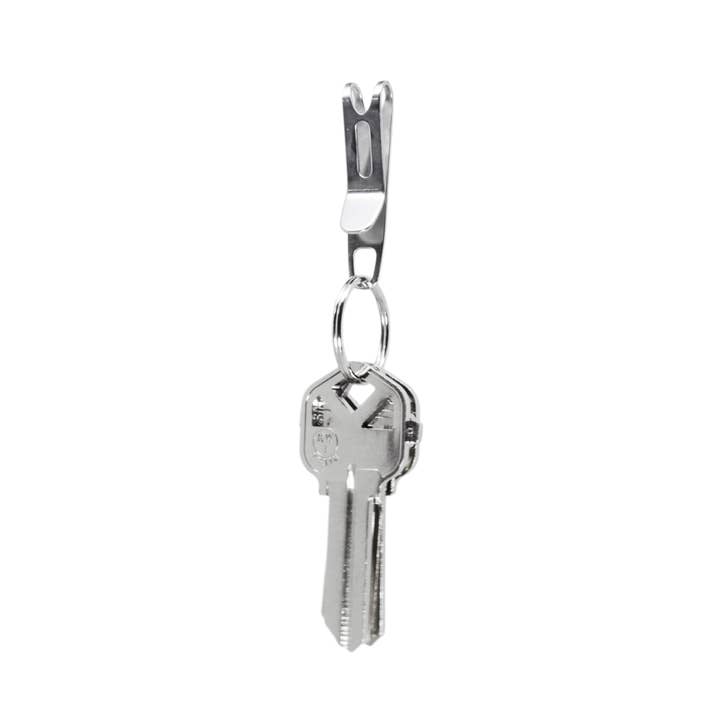 KeySmart / STATIK - Wholesale Keychain - Unisex - Nano Clip | Stainless Steel Pocket & Purse Clip1