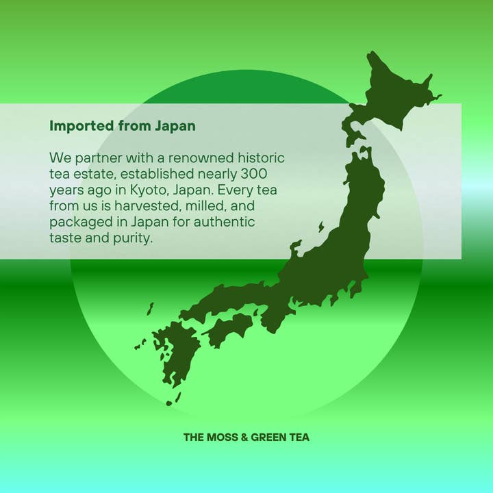 THE MOSS & GREEN TEA COMPANY - Wholesale Health/Detox Tea - Organic Premium Japanese Hojicha - Roasted Green Tea Powder6