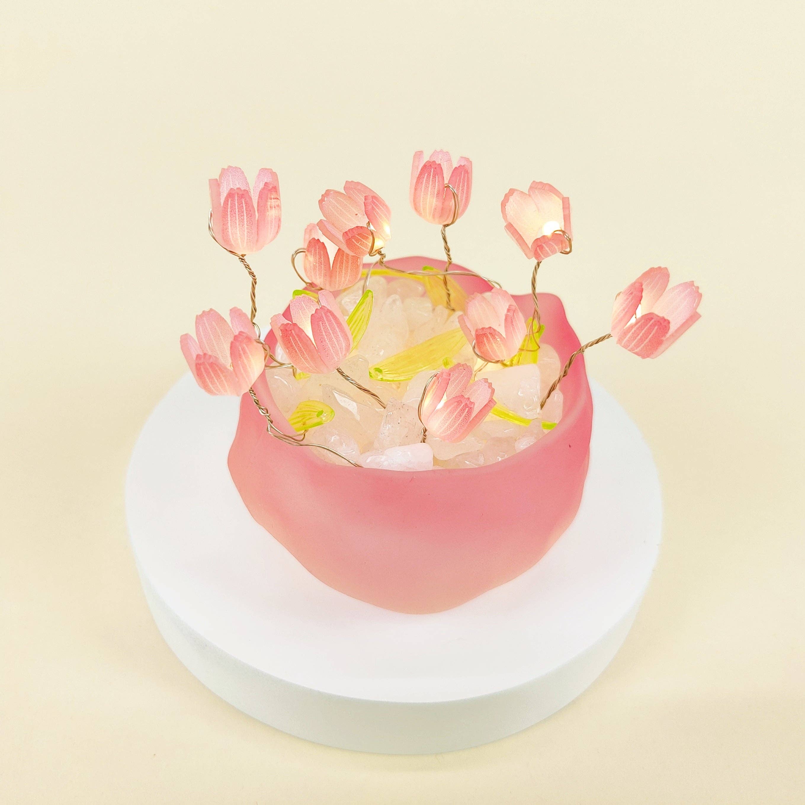 Kitsville - Wholesale Doe-het-zelf-knutselset - Tulpen LED-nachtlampje, uniek handgemaakt cadeau voor haar3