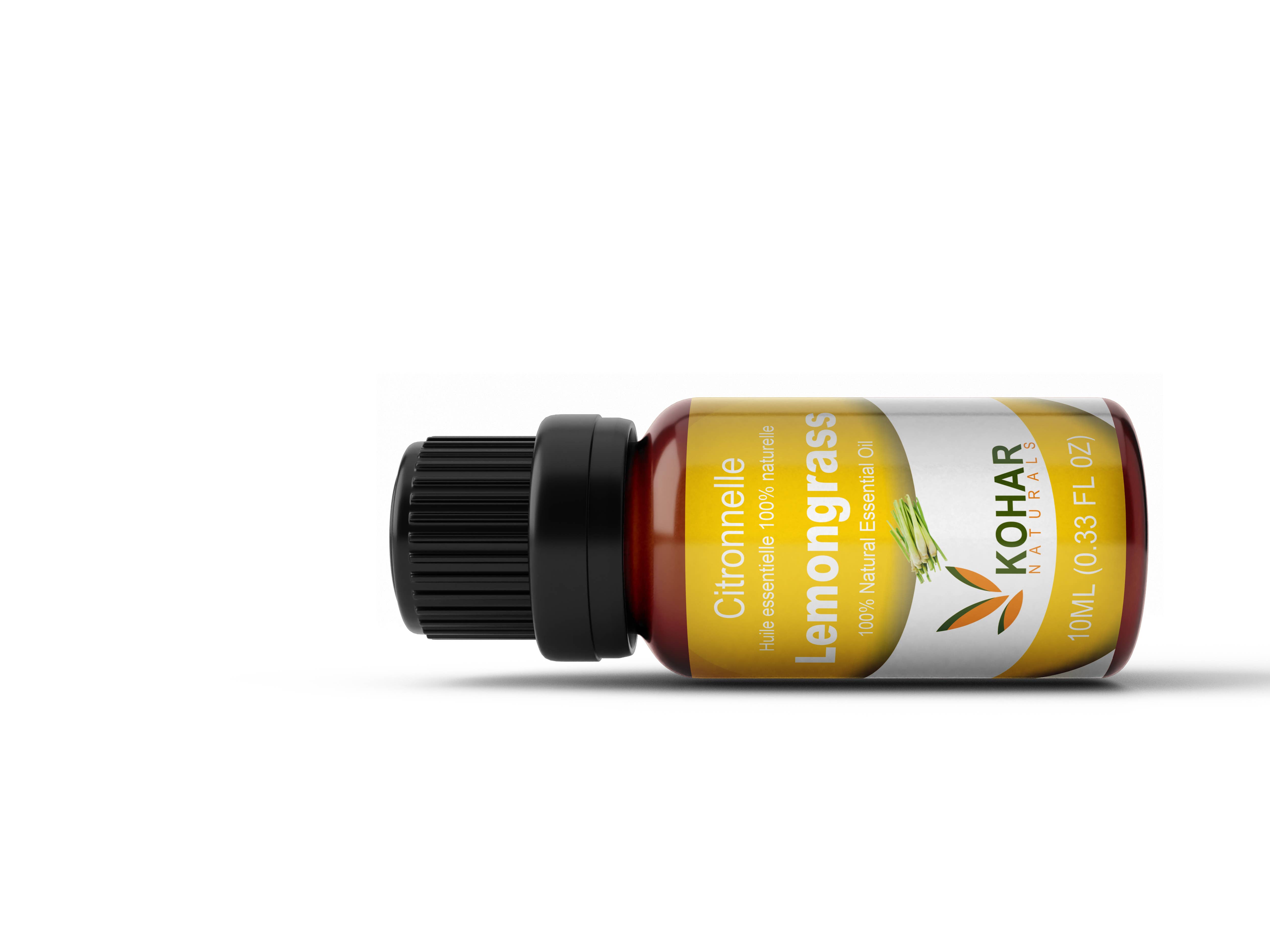 KOHAR NATURALS - Venta al por mayor Aceite esencial - Aceite Esencial de Lemongrass 100% Puro y Natural. 10 ml1