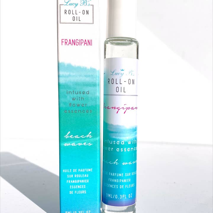 Lucy B's + HYDRA BLOOM - Wholesale Parfumroller - Roze strandgolven van Frangipani rollen op olie5