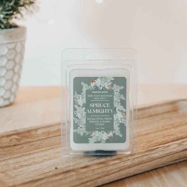 True by Katie - Wholesale Smeltwax - Spruce Almighty | Niet-giftige Scented Wax Melt | Feestelijke geur2