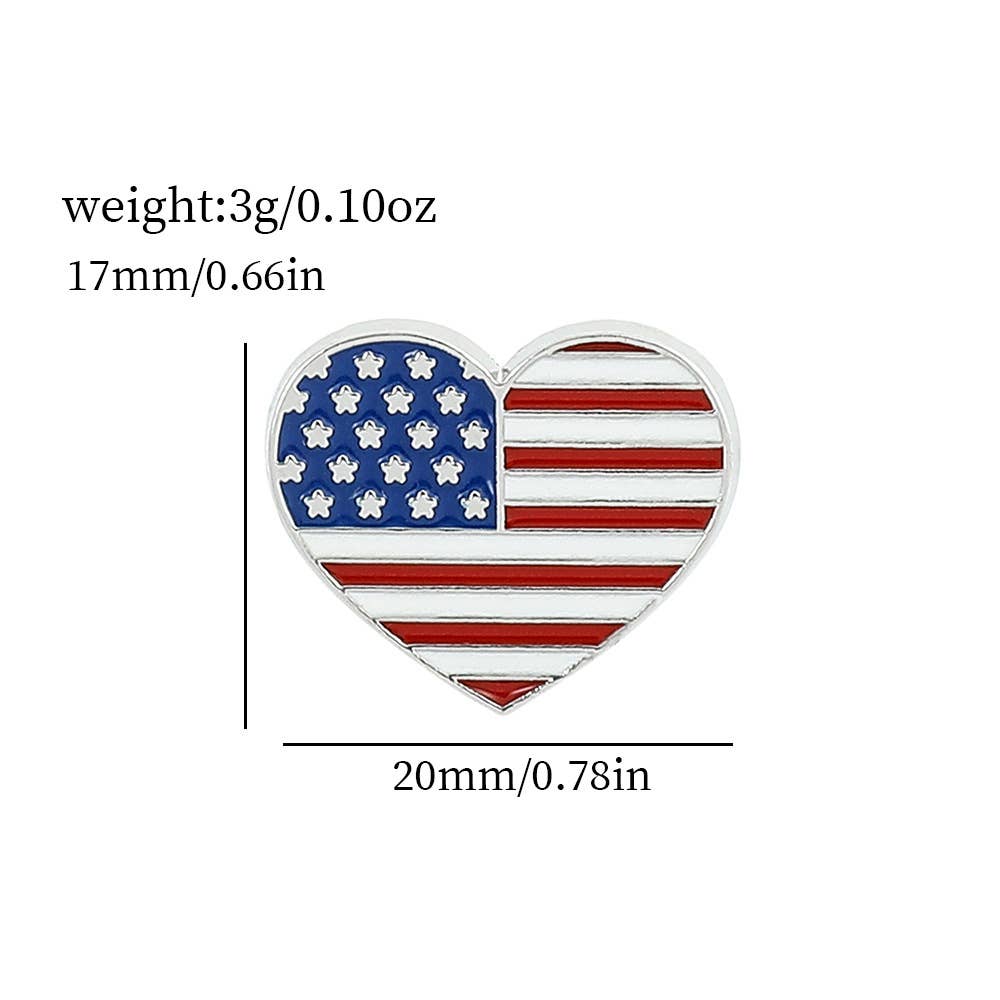 Tourtiwi - Wholesale Brooch - National Flag Theme Series Brooch Badge0